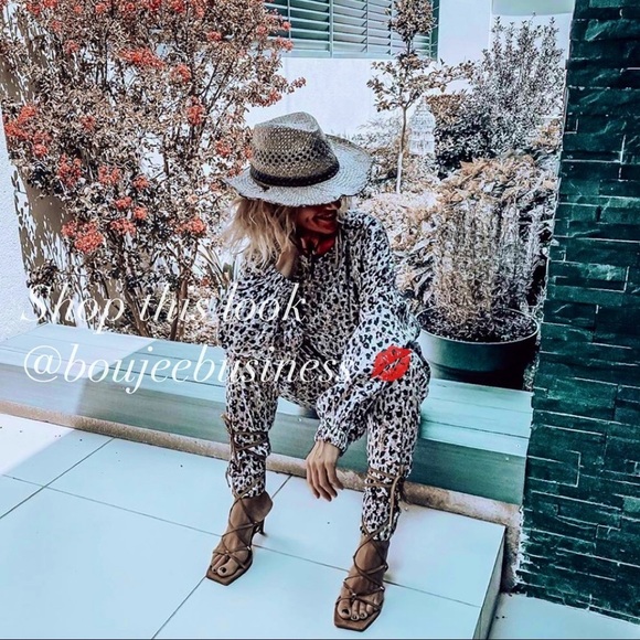 ZARA BNWT Satin Effect Jogging Pants + Top 2pc Coord Set - Picture 3 of 6